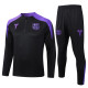2025-26 BAR Black Half Pull Tracksuit #B2558(半拉链)