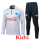 2025-26 Napoli Light gray Kids Half Pull Tracksuit #E25160(童装)(半拉链)