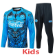 2025-26 Napoli Blue Kids Half Pull Tracksuit #E25152(童装)(半拉链)