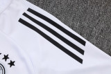2025-26 Germany White Kids Half Pull Tracksuit #E25150(童装)(半拉链)
