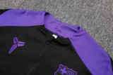2025-26 BAR Black Half Pull Tracksuit #B2558(半拉链)