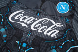 2025-26 Napoli Grey Kids Half Pull Tracksuit #E25153(童装)(半拉链)