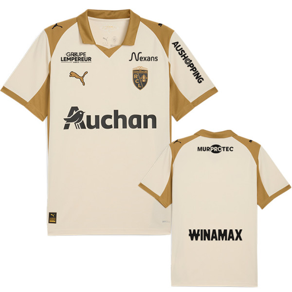2025-26 RC Lens Third Fans Soccer Jersey (全广告)