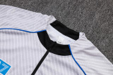 2025-26 Napoli Light gray Kids Half Pull Tracksuit #E25160(童装)(半拉链)