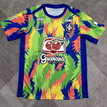 2025-26 Brazil Green Blue Training shirts