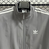 2025 New AD Gray Windbreaker