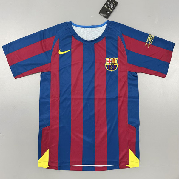 2005-2006 BAR Home UCL Retro Soccer Jersey (带决赛字)