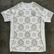 2025-26 RMA Silver Grey Special Edition Fans Training Shirts