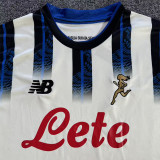 2025-26 Atalanta Away Fans Soccer Jersey (前广告)