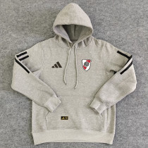2025-26 River Plate Gray Hoody 灰色(加绒)