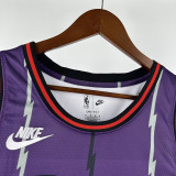 2025-26 Raptors CARTER #15 Purple Retro Top Quality Hot Pressing NBA Jersey