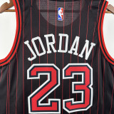 2025-26 BULLS JORDAN #23 Black Top Quality Hot Pressing NBA Jersey (Trapeze Edition) 飞人版