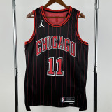 2025-26 BULLS DEROZAN #11 Black Top Quality Hot Pressing NBA Jersey (Trapeze Edition) 飞人版