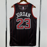 2025-26 BULLS JORDAN #23 Black Top Quality Hot Pressing NBA Jersey (Trapeze Edition) 飞人版
