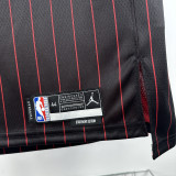 2025-26 BULLS LAVINE #8 Black Top Quality Hot Pressing NBA Jersey (Trapeze Edition) 飞人版