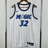 2025-26 Magic O'NEAL #32 White Top Quality Hot Pressing NBA Jersey(条纹)