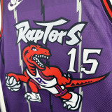 2025-26 Raptors CARTER #15 Purple Retro Top Quality Hot Pressing NBA Jersey