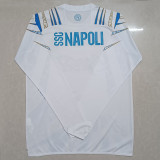 2025-26 Napoli White Blue Long Sleeve Training (长袖)