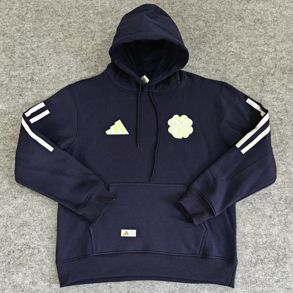 2025-26 Celtic Royal blue Hoody 宝蓝色(加绒)