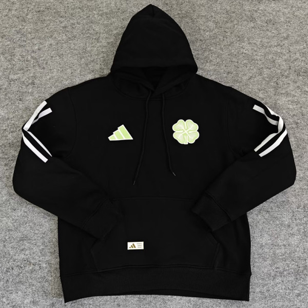2025-26 Celtic Black Hoody 黑色(加绒)