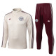 2025-26 Ajax Beige Half Pull Tracksuit #B2595(半拉链)