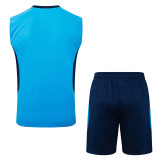 2025-26 Gremio Lake blue Tank top and shorts suit #D25172