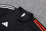 2025-26 Ajax Black Short shirts and Long trousers Suit #C2565