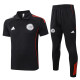 2025-26 Ajax Black Short shirts and Long trousers Suit #C2565