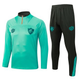 2025-26 Fluminense Green Half Pull Tracksuit #B2594(半拉链)