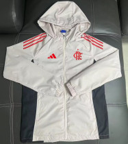 2025-26 Flamengo Light gray Windbreaker