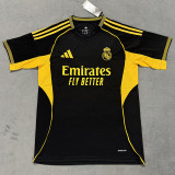 2025-26 RMA Black Special Edition Fans Training Shirts