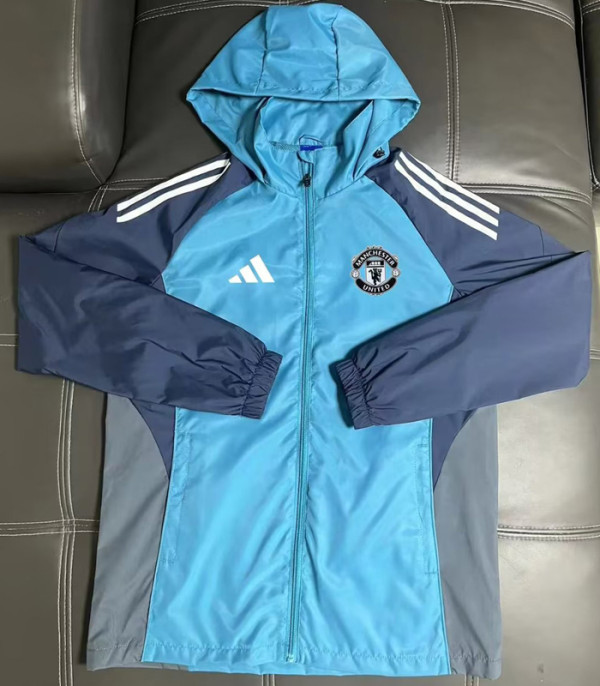 2025-26 Man Utd Lake blue Windbreaker