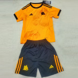 2025-26 Roma Away Kids Soccer Jersey