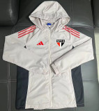 2025-26 Sao Paulo Light gray Windbreaker