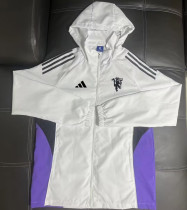 2025-26 Man Utd White Windbreaker