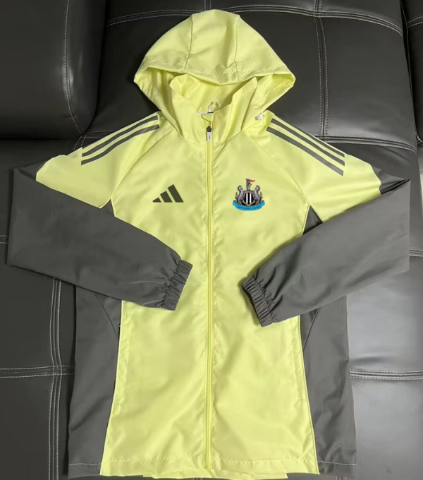 2025-26 Newcastle Yellow Windbreaker
