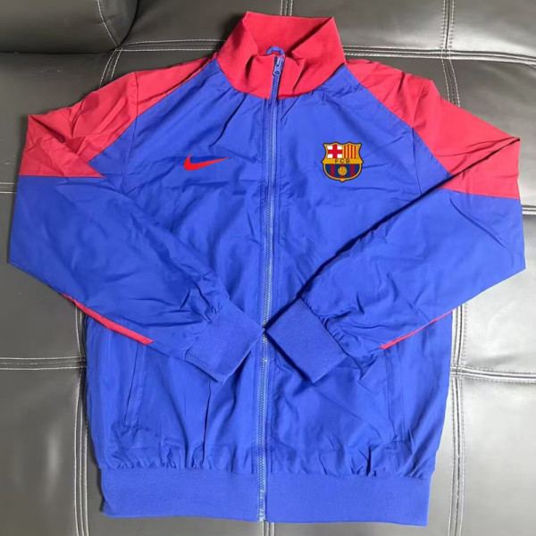 2025-26 BAR Blue Red Windbreaker
