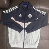 2025-26 Ajax Black White Windbreaker