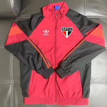 2025-26 Sao Paulo Red black Windbreaker