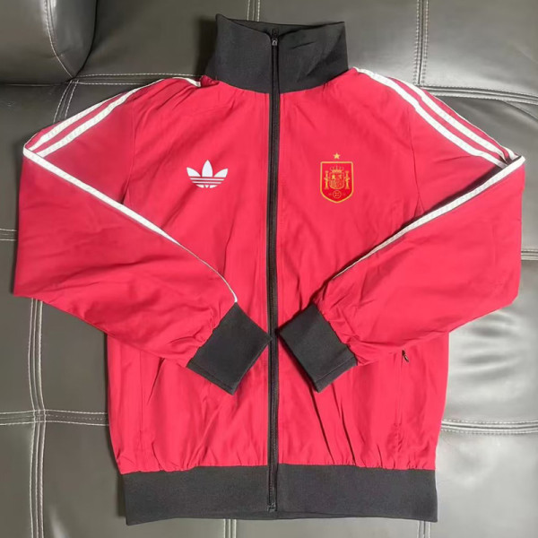 2025-26 Spain Red Windbreaker