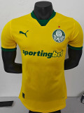 2025-26 Palmeiras Yellow Third Player Version Soccer Jersey