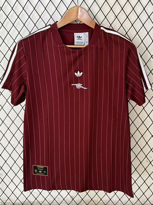 2025-26 ARS Brown Red Casual Edition Fans Training shirts