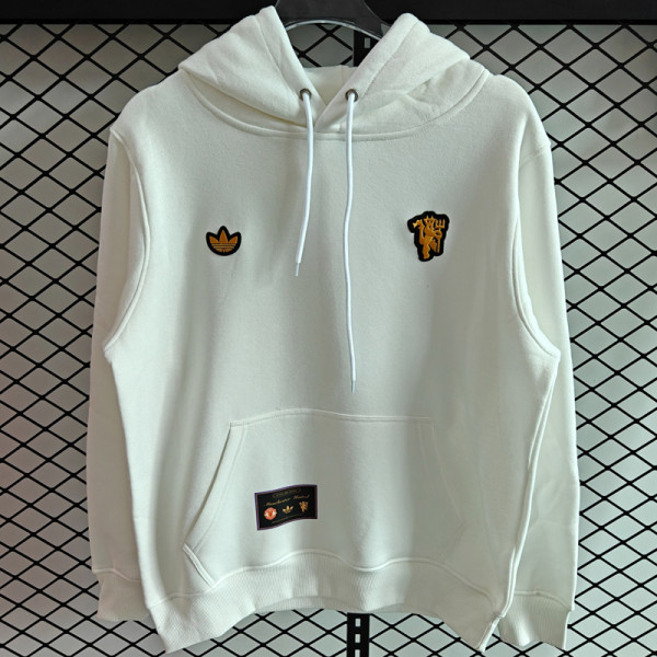 2025-26 Man Utd White Hoody 白色(加绒)