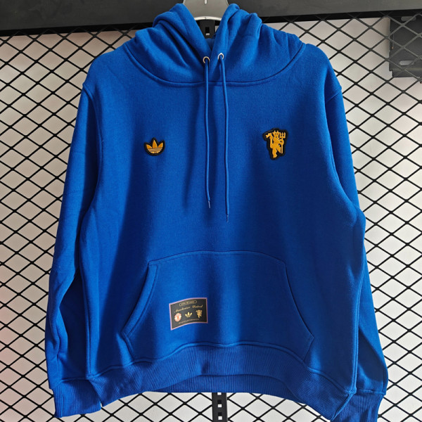 2025-26 Man Utd Fancy blue Hoody 彩蓝色(加绒)