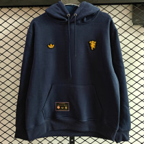 2025-26 Man Utd Royal blue Hoody 宝蓝色(加绒)