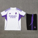 2025-26 RMA White Training Short Suit