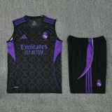 2025-26 RMA Black Tank top and shorts suit