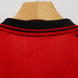 1997-1998 ACM Red Retro Soccer Jersey