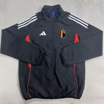 2025-26 Belgium Black Windbreaker