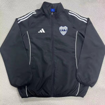 2025-26 Boca Juniors Black Windbreaker